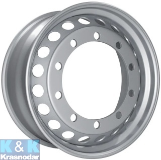 Колесный диск ZEPP 11.75х22.5 10x335 ET135 D281 16мм Sil