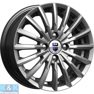 Колесный диск K&K Акцент (КС641) 5.5x14/4x98 ET40 D58.6 дарк платинум
