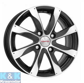 Колесный диск K&K Джемини (КС617) 6x15/4x114.3 ET40 D67.1 алмаз черный