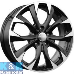 Колесный диск K&K КС740 (ZV17_Jetta/Golf) 7x17/5x112 ET54 D57.1 алмаз черный