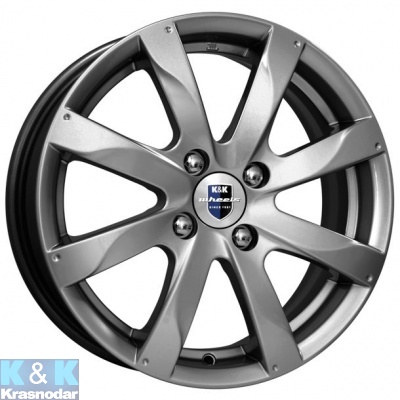 Колесный диск K&K Джемини (КС480) 5.5x14/4x100 ET39 D67.1 дарк платинум