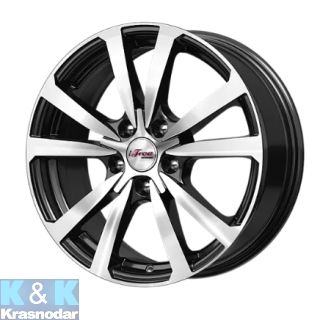 Колесный диск iFree Бэнкс (КС645) 7х17/5x114.3 ET37 D66.6 Блэк Джек