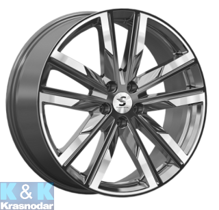 Колесный диск K&K KP014 (20_Jetour T2) 8.0x20/5x108 ET39 D60.1 Diamond gloss graphite