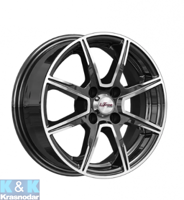 Колесный диск iFree Майами лайт (КС102) 5.5x14/4x100 ET40 D67.1 Блэк Джек