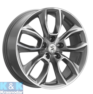 Колесный диск K&K КР001 (18_GAC GS3) 7x18/5x108 ET41 D59,6 Diamond gloss graphite