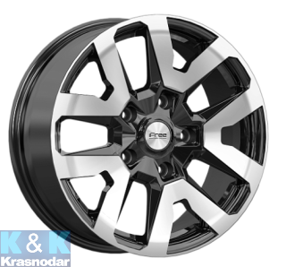 Колесный диск iFree Трикстер (Niva) (КС1170-00) 7x17 5x139,7 ЕТ40  D98 алмаз черный
