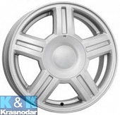 Колесный диск K&K Торус 6x15/4x98 ET35 D58.5 Сильвер