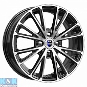 Колесный диск K&K Меандр (КС888) 6x15/4x100 ET40 D67.1 алмаз черный
